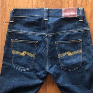 Men’s - Nudie Dark Blue Denim - Slim Fit